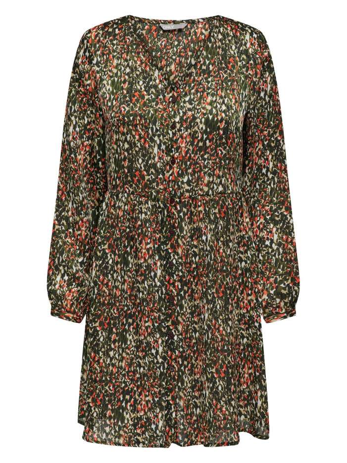 Robe courte multicolore...