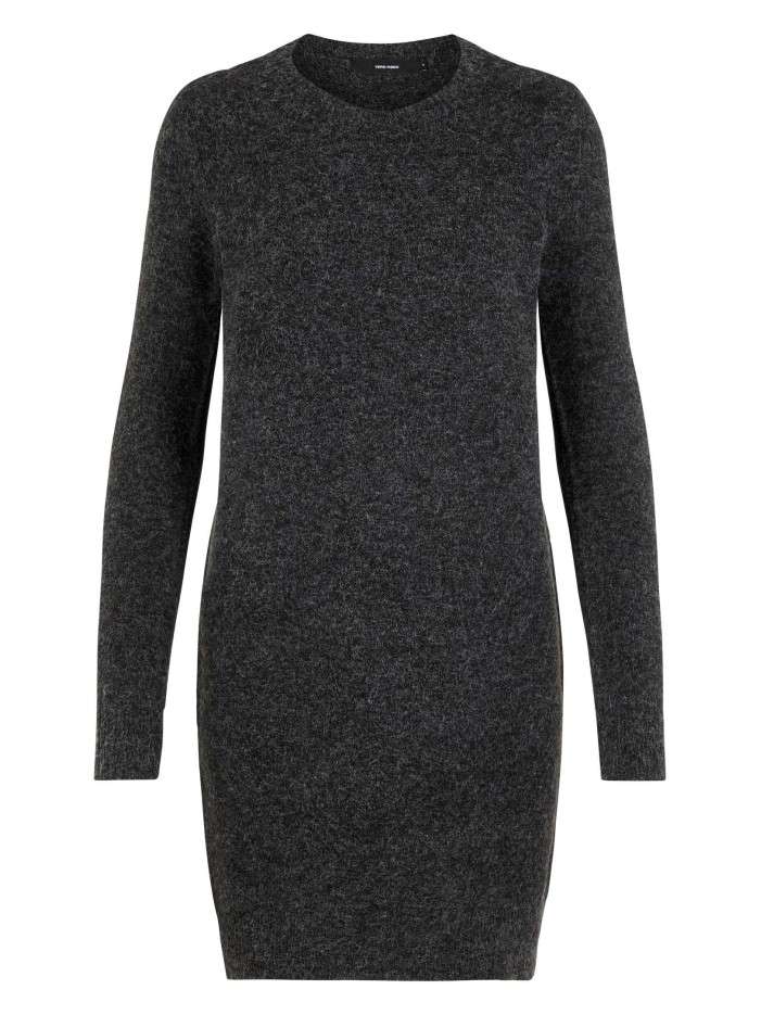 Robe courte noire chinée...