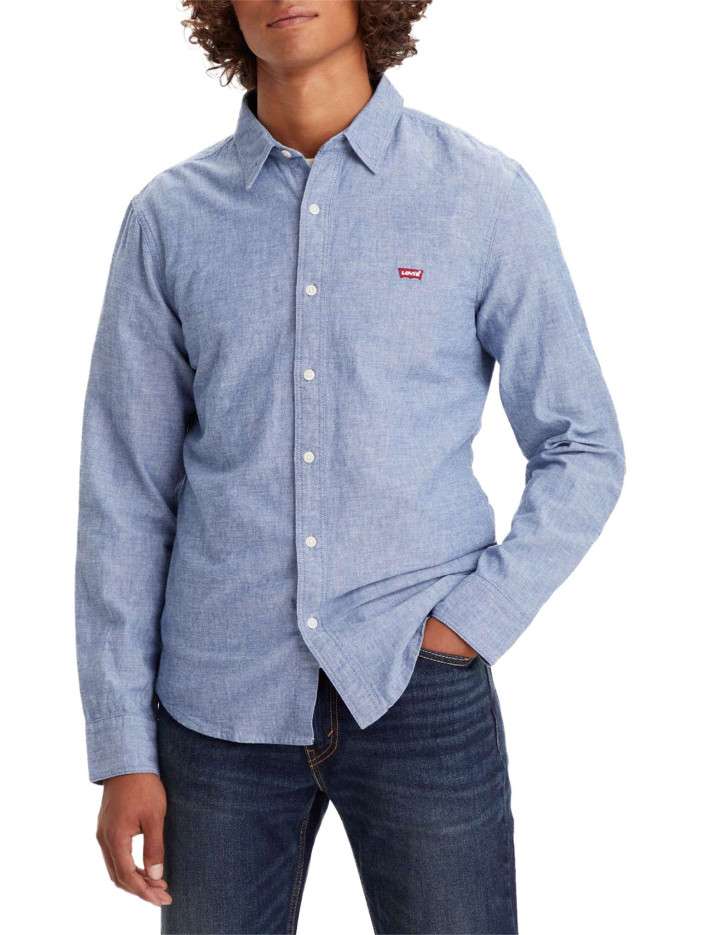 Chemise manches longues en...