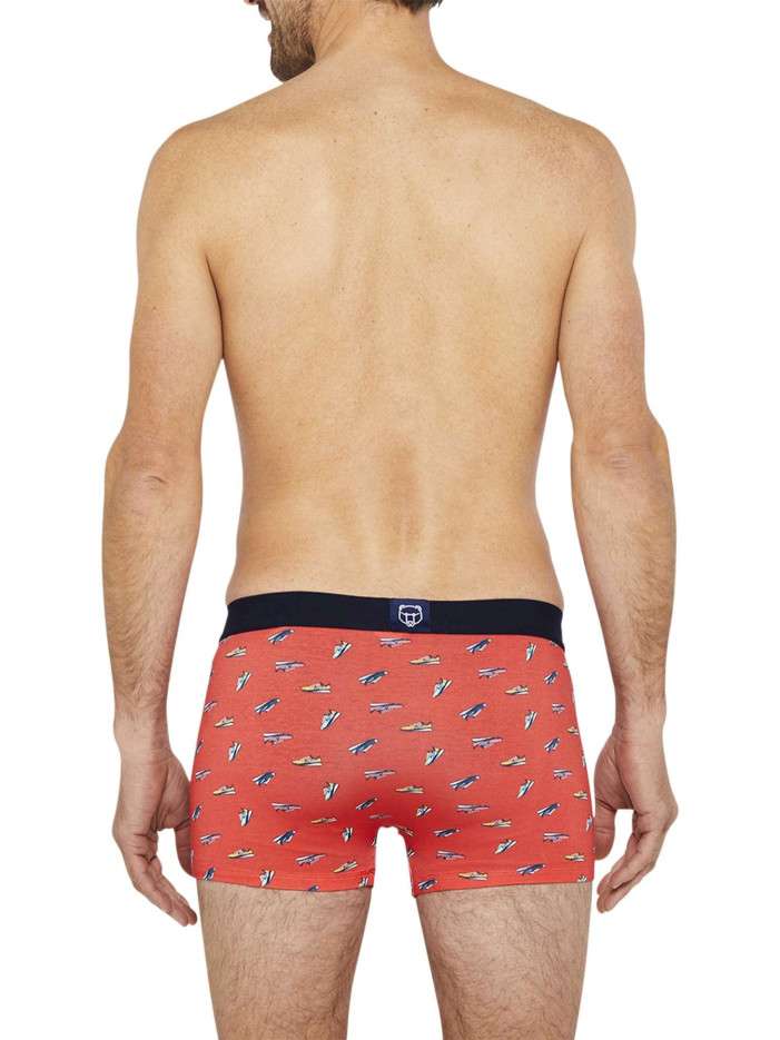 Boxer Arthur Club En Microfibre Marine Imprimé Coq - Taille XXL, Neuf Avec étiquettes
