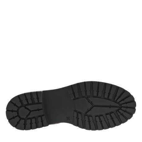 Boots en cuir chocolat avec contrefort renforcé et fermeture à soufflet élastiqué - Image 5