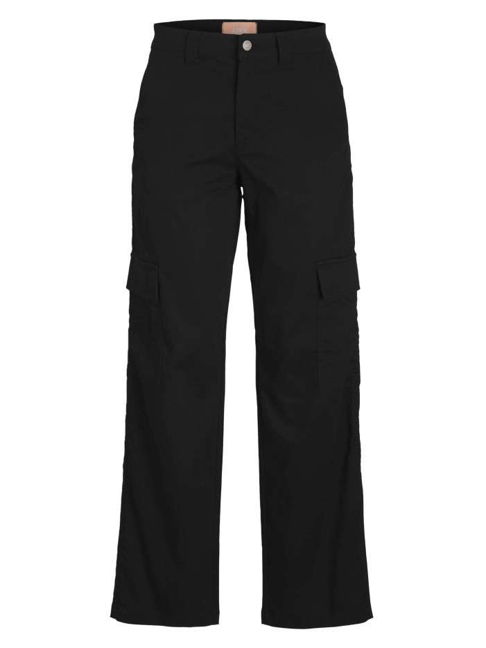 Pantalon Cargo noir uni...