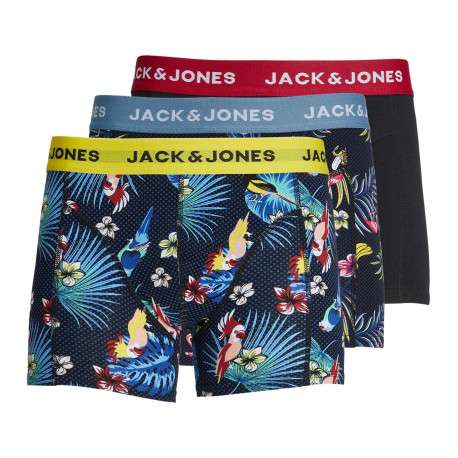 Lot de 3 Boxers classique en coton nuit uni avec une coupe fermée - Image 5