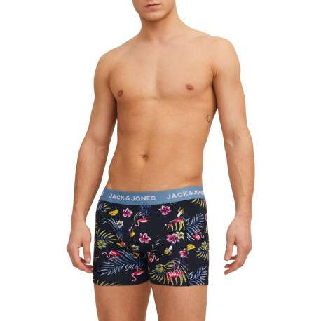 Lot de 3 Boxers classique en coton nuit uni avec une coupe fermée - Image 8