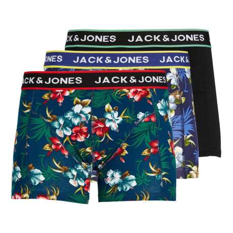 Lot de 3 Boxers classique multicolore uni avec une coupe fermée - Image 5