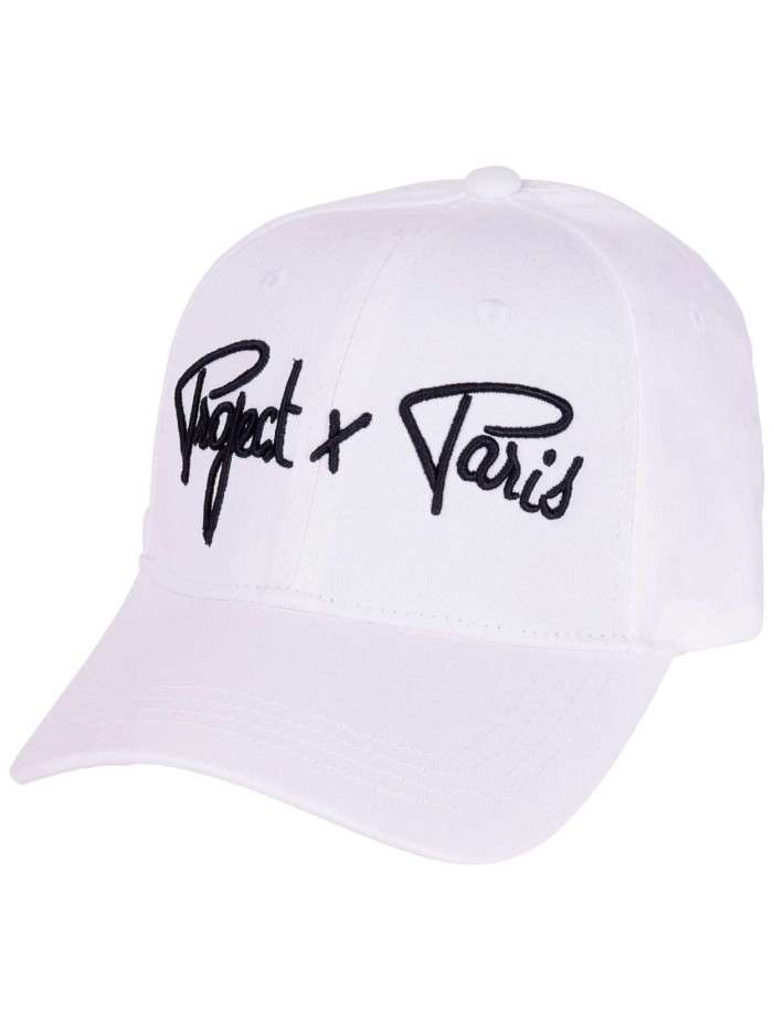 Casquette blanche unie en...