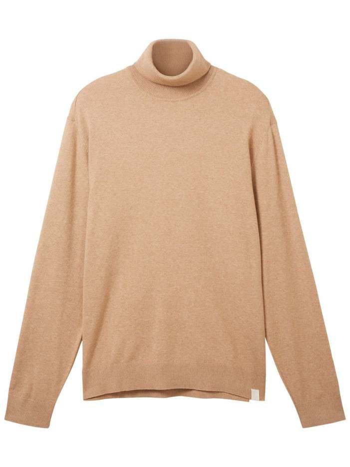 Pull beige chiné avec une...