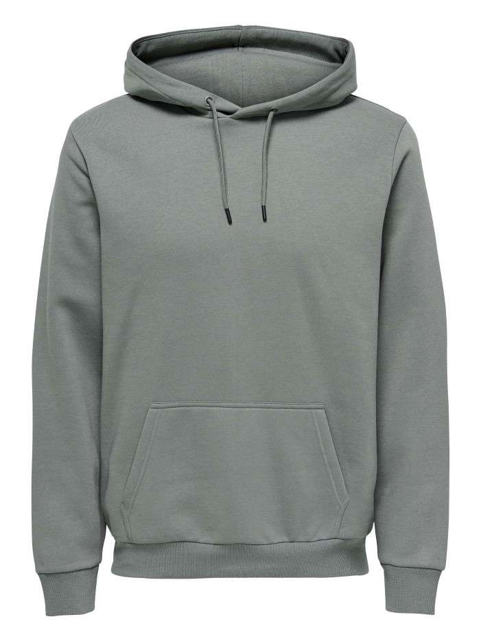 Sweatshirt tilleul uni avec...