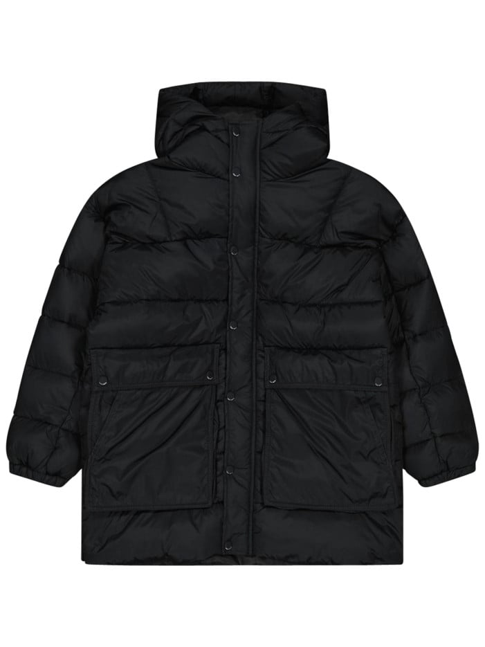 Doudoune noire unie...