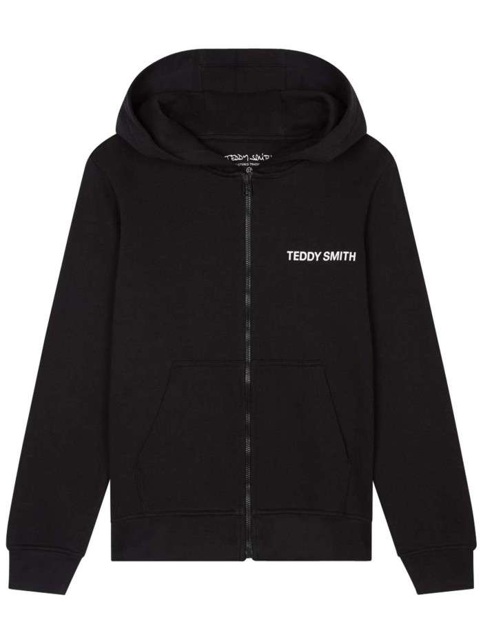 Sweat zippé à capuche en...