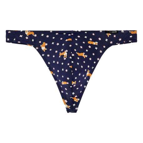 String multicolore imprimé étoile et chien avec une coupe fermée - Image 6