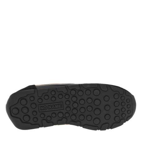 Baskets running en cuir noires à semelle semi-compensée et à lacets plats - Image 10