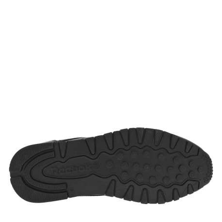 Baskets running en cuir noir à semelle plate et à lacets plats - Image 5