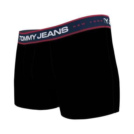 Lot de 3 Boxers noirs unis avec une coupe fermée et bande élastiquée logotypée - Image 2