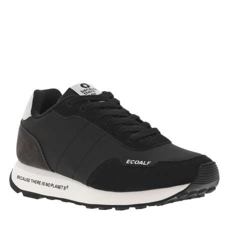 Baskets running noires à talon compensé bas bicolore blanc et gris - Image 3