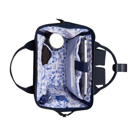 Sac à dos ZURICH marine avec 2 poches zippées interchangeables - Image 3