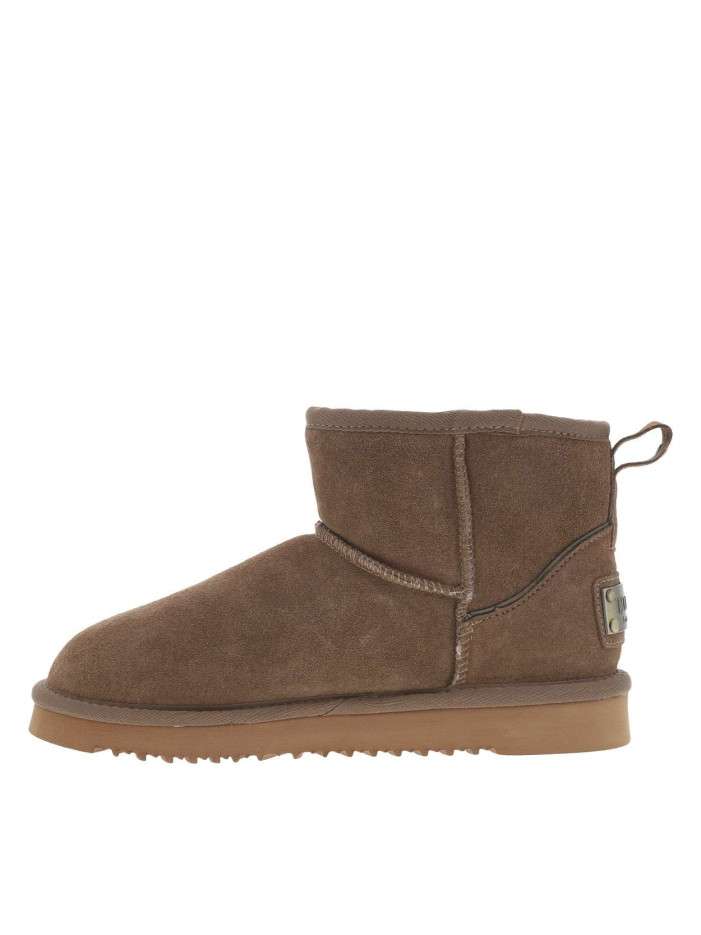 Boots en cuir de vachette...