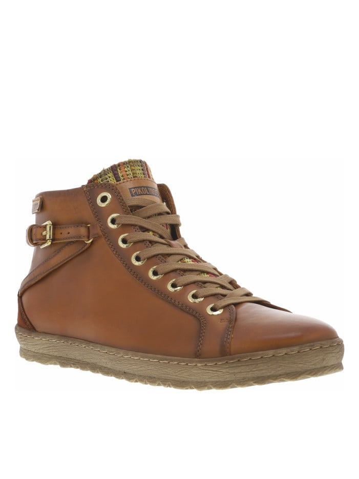 Baskets montantes en cuir...