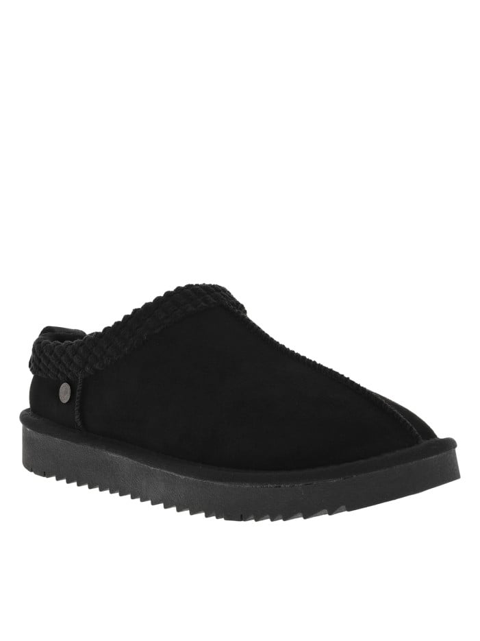 Mules sabot en cuir suède...