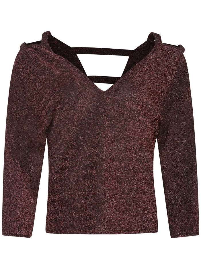 Pull rose léger avec une...