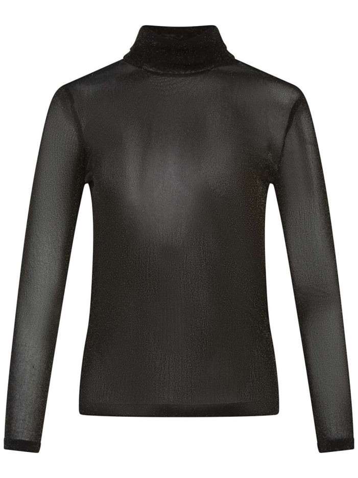 T-shirt noir avec une coupe...
