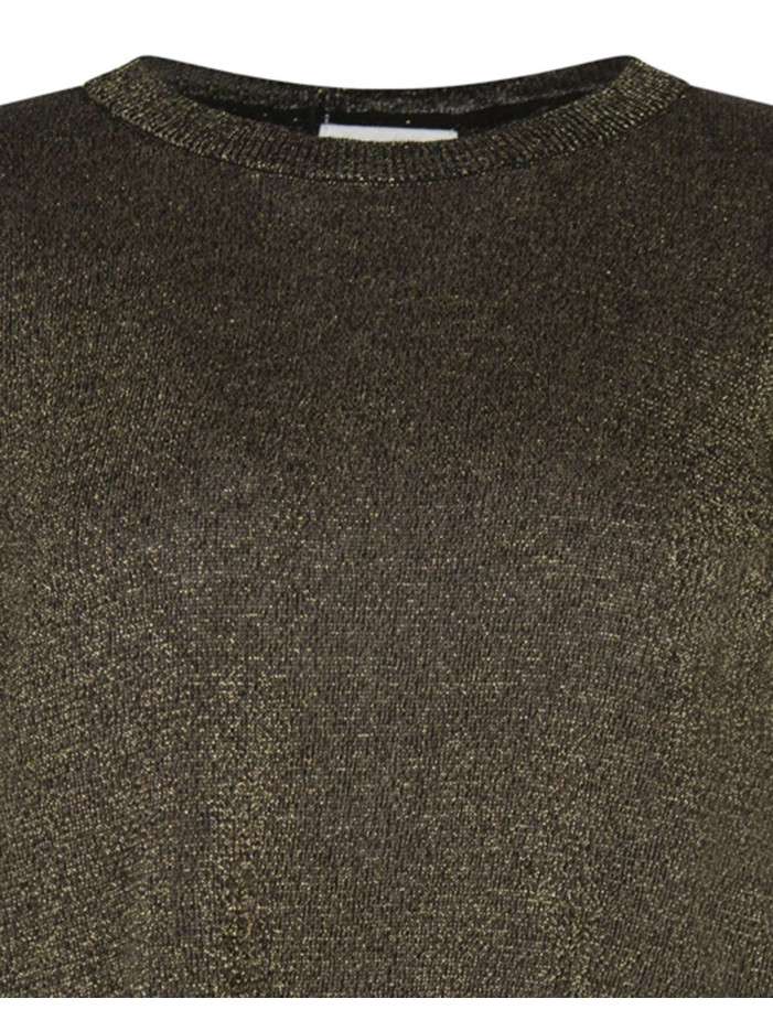 Pull Velours Lurex Doré Vintage Sonia Rykiel - Taille 40 - Occasion Parfait état