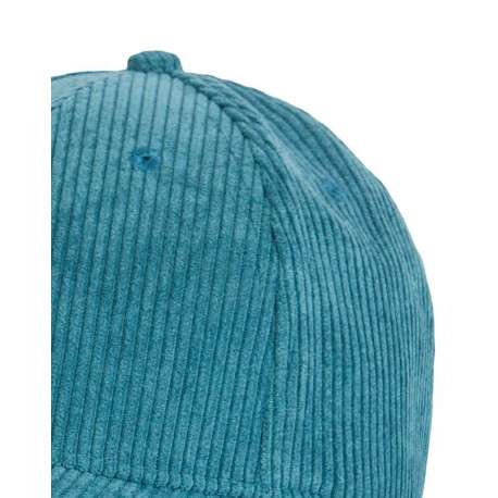 Casquette pétrole unie avec une coupe strapback et une visière arrondie - Image 2