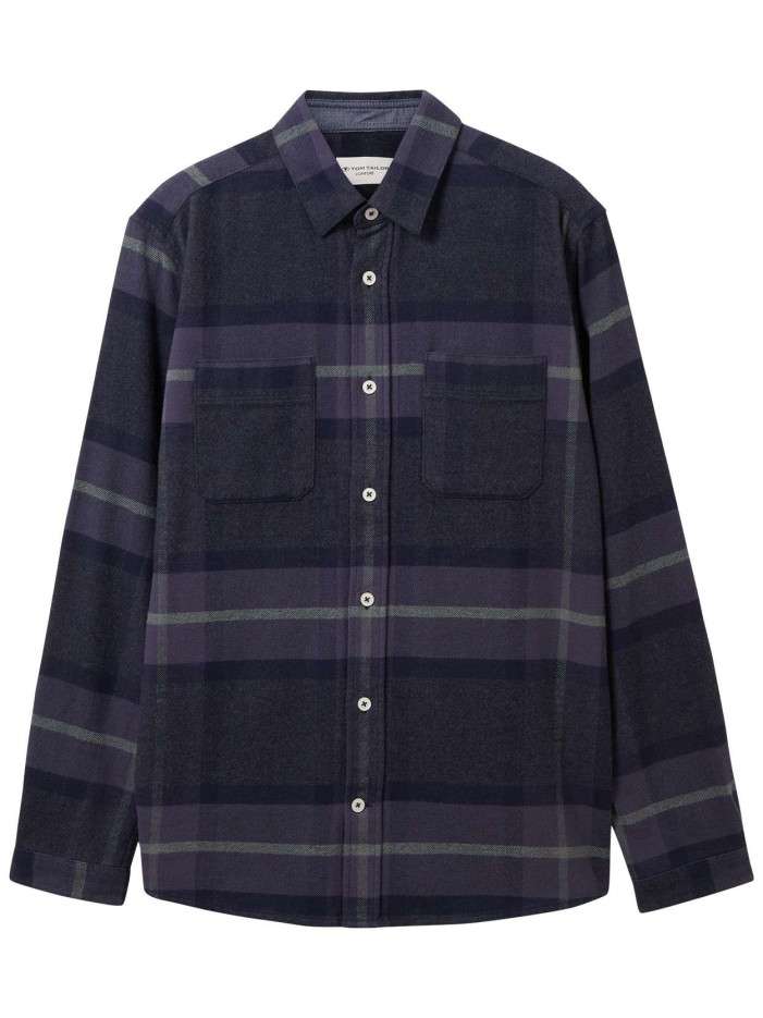 Chemise en coton marine...