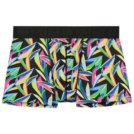 Boxer classique multicolore imprimé avec une coupe près du corps