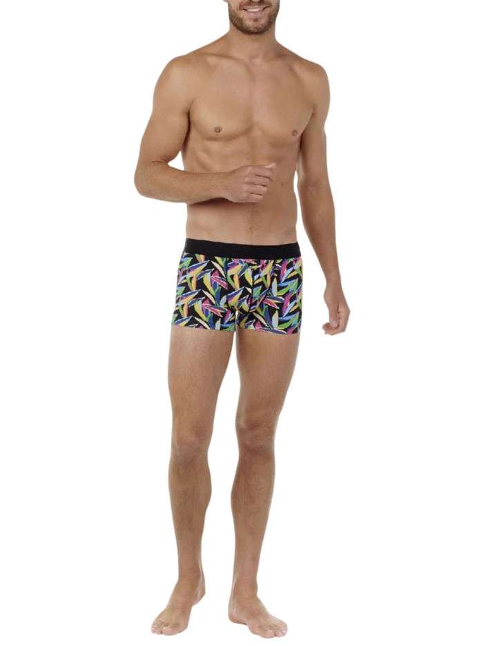 Boxer classique multicolore imprimé avec une coupe près du corps - Image 3