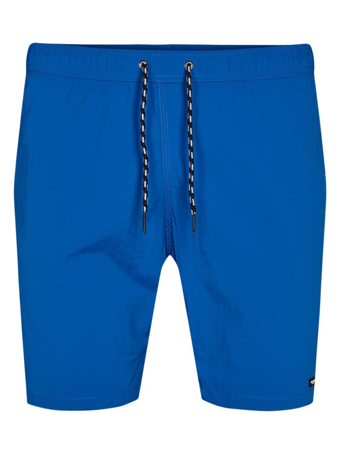 Short de bain bleu uni avec...