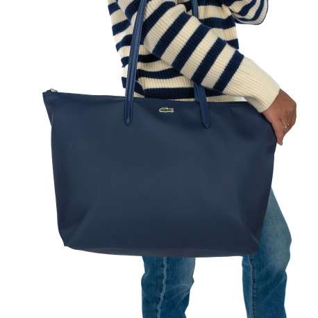 Sac cabas marine uni à compartiment principal à fermeture zippée