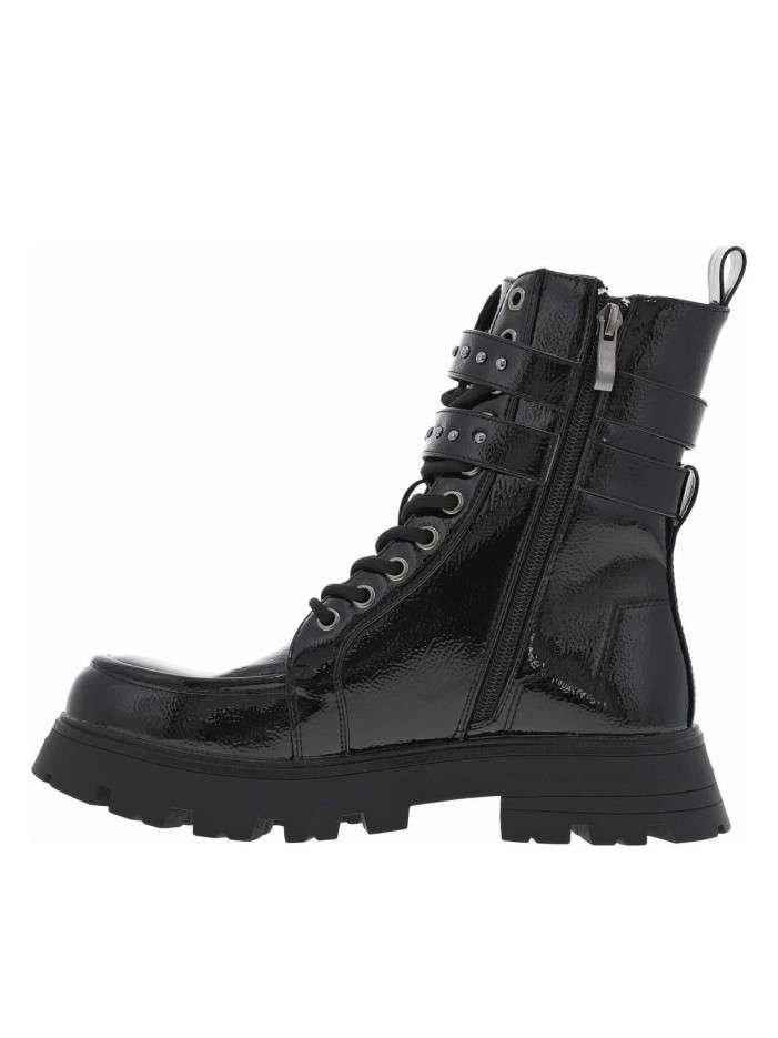Bottines noires vernis à...