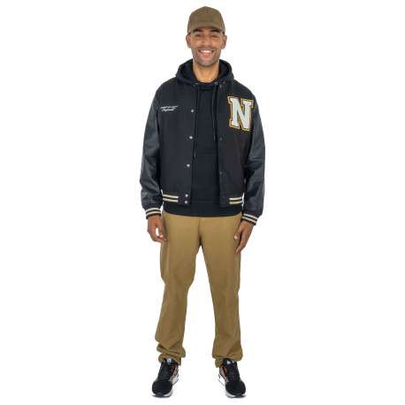 Pantalon en coton Kane Carpenter camel uni avec une coupe droite - Image 2