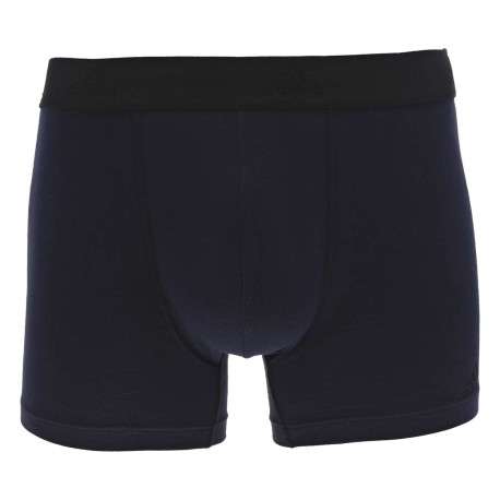 Lot de 3 boxer en coton multicolore uni avec une coupe fermée - Image 6