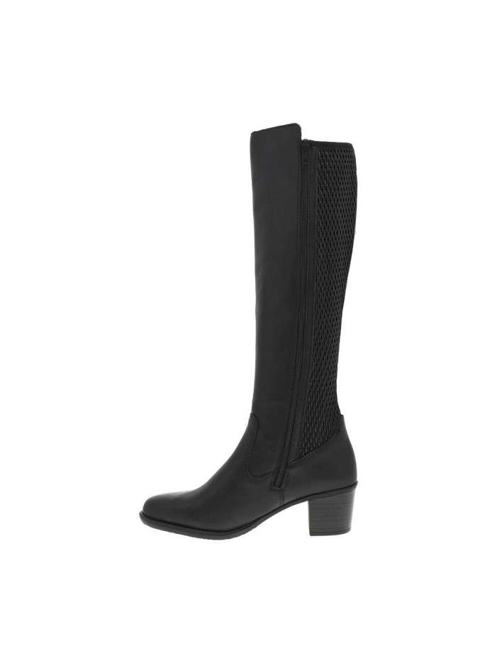 Bottes bi-matières en cuir...