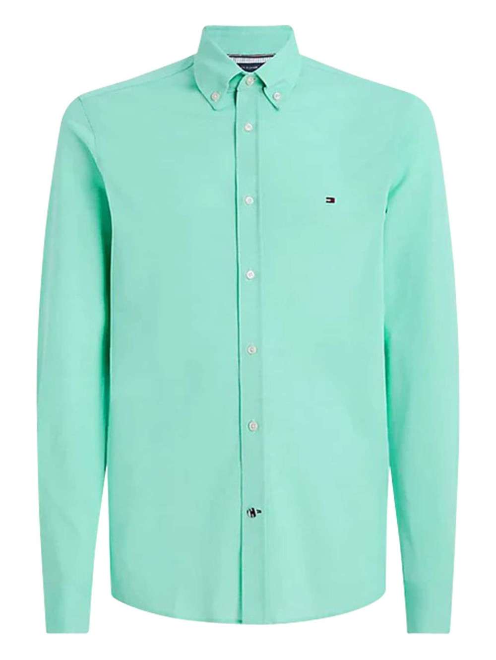 Chemisier Coline En Coton Double Gaze – Taille L, Vert Eau, Col V, Neuf
