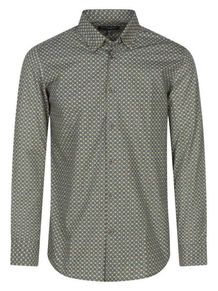 Chemise en coton kaki...