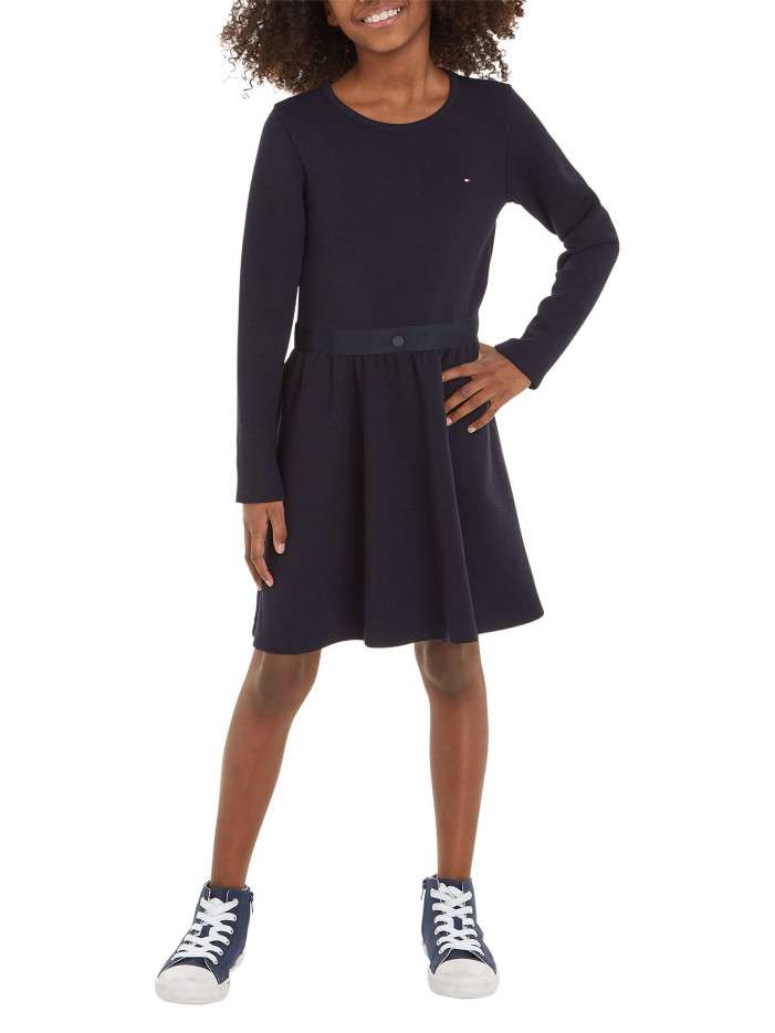 Robe Patineuse V By Very - Marine Et Noire, Taille 18, épaules Croisées, Neuve Avec étiquette