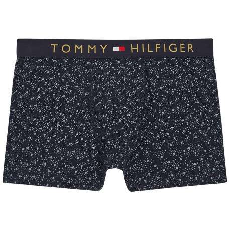 Coffret boxer classique et chaussettes en coton en transition noir imprimé pois - Image 2