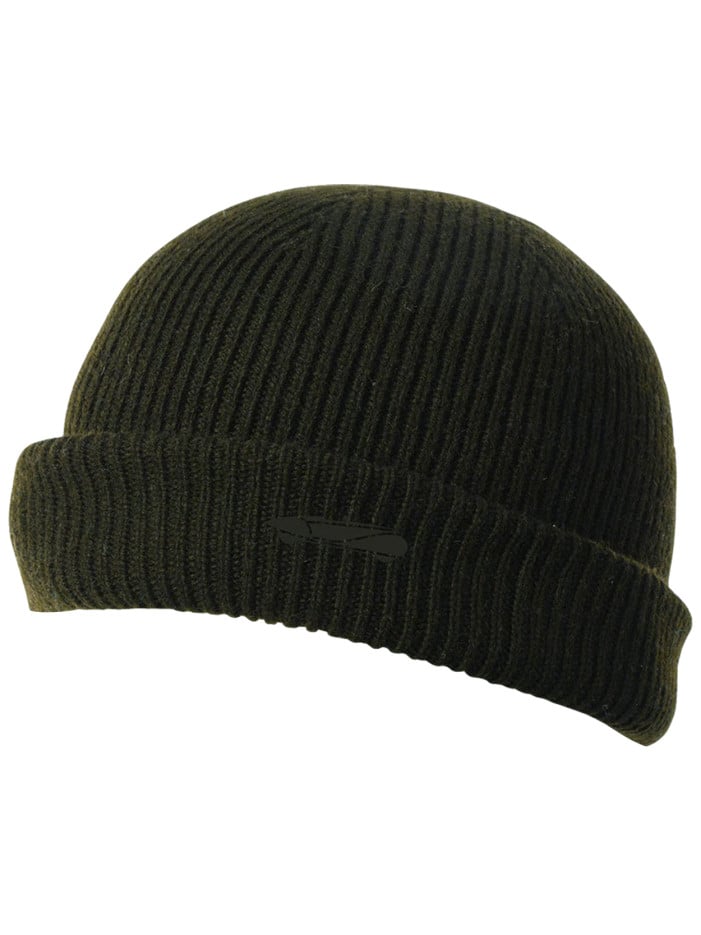 Bonnet en laine kaki avec...