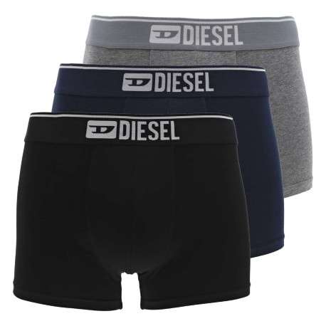 Lot de 3 boxers multicolore avec une coupe fermée et nom de la marque