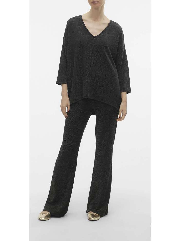 Pantalon noir pailleté avec...