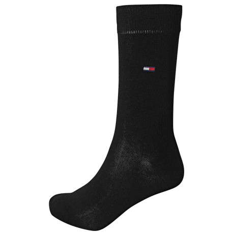 Coffret boxer classique et chaussettes en coton en transition noir imprimé pois - Image 4