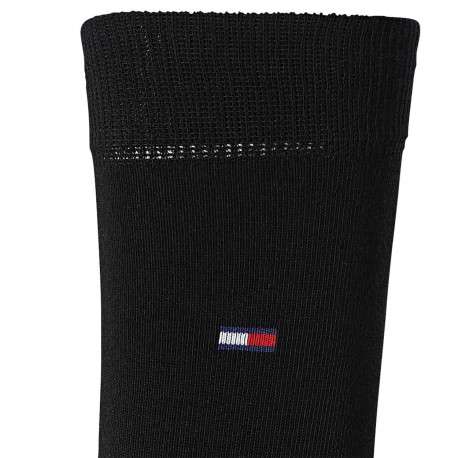 Coffret boxer classique et chaussettes en coton en transition noir imprimé pois - Image 5