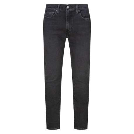 Jean 512 brut uni avec une coupe slim et un patch d'authentification