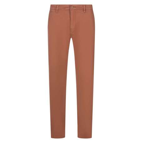 Pantalon XX Chino Std II en coton brique uni avec une coupe slim - Image 6