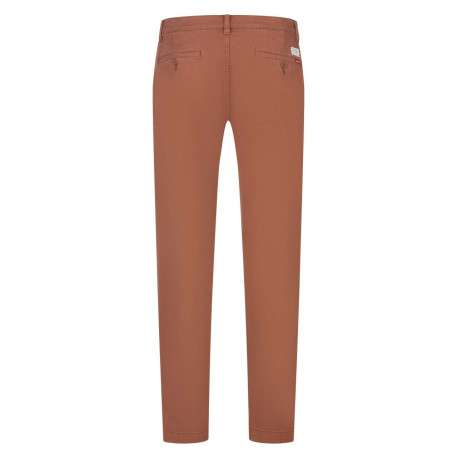 Pantalon XX Chino Std II en coton brique uni avec une coupe slim - Image 7