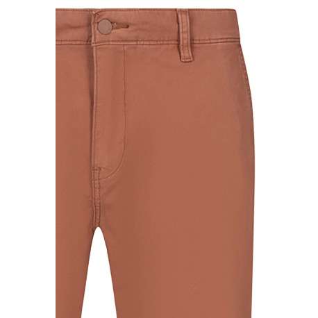 Pantalon XX Chino Std II en coton brique uni avec une coupe slim - Image 8