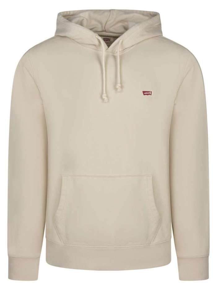 Sweat en coton beige uni...